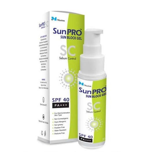 SunPro SC Sun Block Gel SPF 40